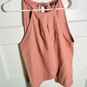 Express Peach Sleeveless Top